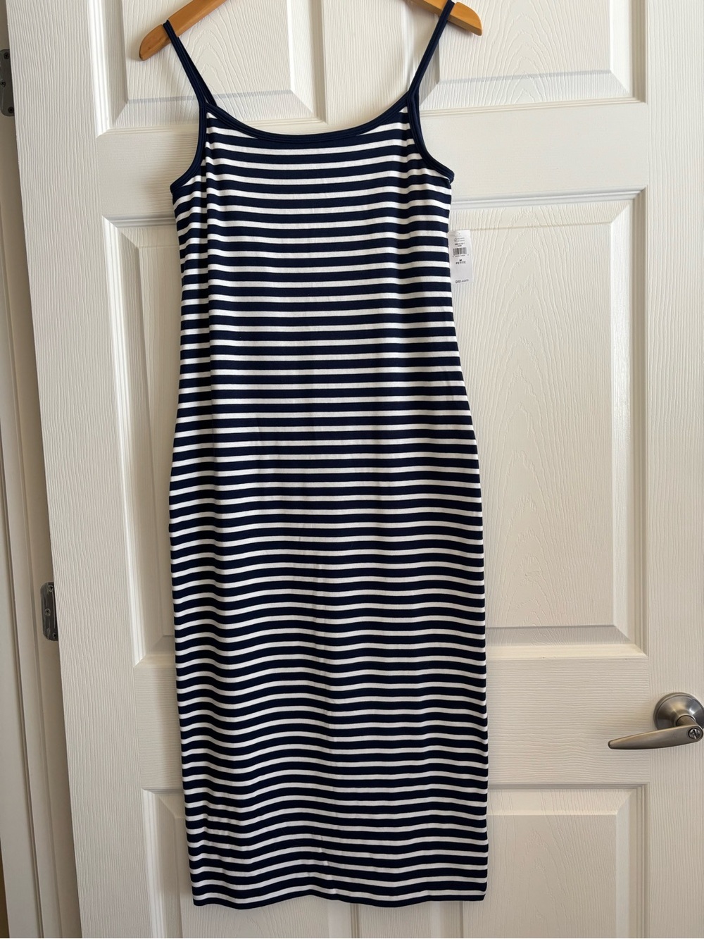 GAP Navy and White Striped Tank Dress